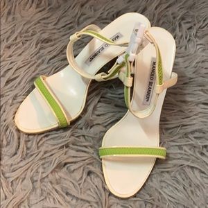 💢SOLD💢 Manolo Blahnik Ankles Strap Heels 💚